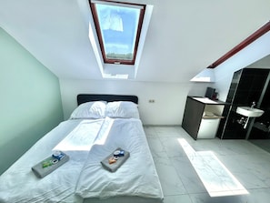 1 dormitorio, Internet, ropa de cama