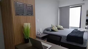 1 sovrum, strykjärn/strykbräda, wi-fi och sängkläder