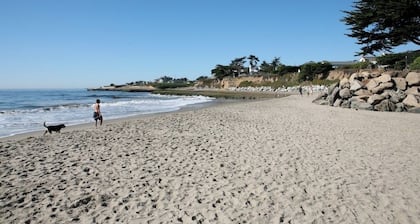 East Cliff Beach Cottage...one short block from the an expansive sandy beach