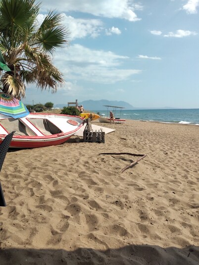 Cozy studio apartment in the middle of a large garden. Have dogs.