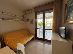 Apartment, 1 Bedroom, Balcony, Ocean View | Living area - Modern Flat With Shared Pool and sea Side View (San Michele al Tagliamento)