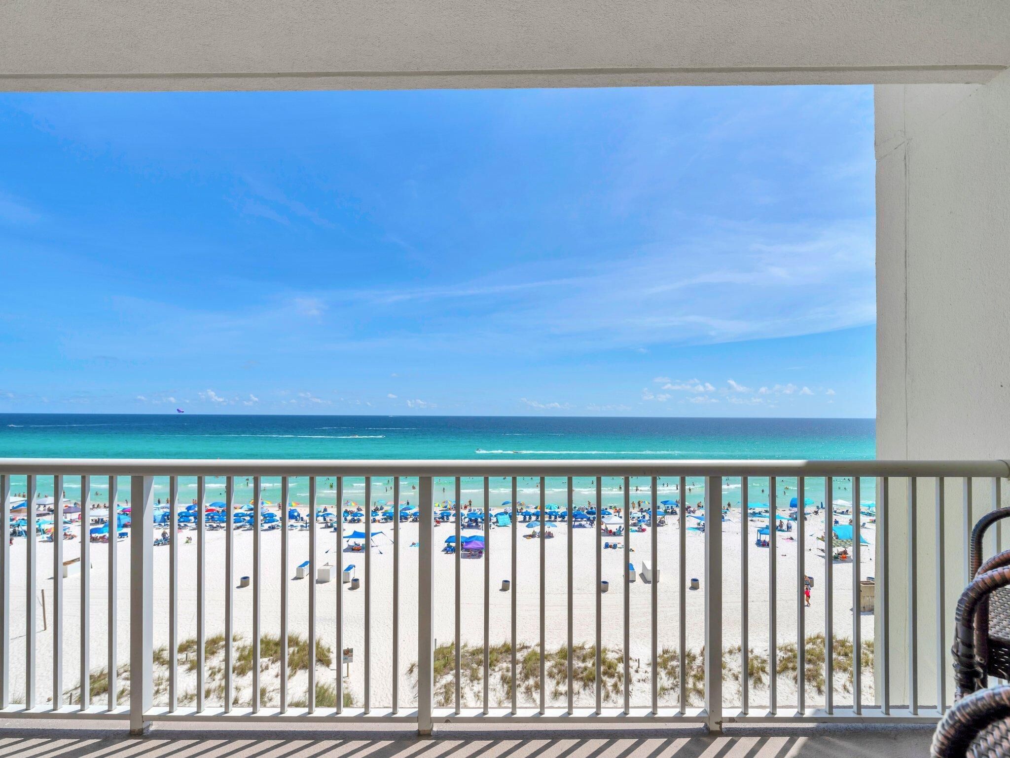 Condo, várias camas (Majestic Beach Towers 1-503) | Praia | Na praia 