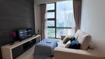 Nhà dành cho gia đình, quang cảnh thành phố | Khu phòng khách