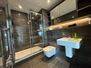 Appartement | Salle de bain | Douche, serviettes fournies
