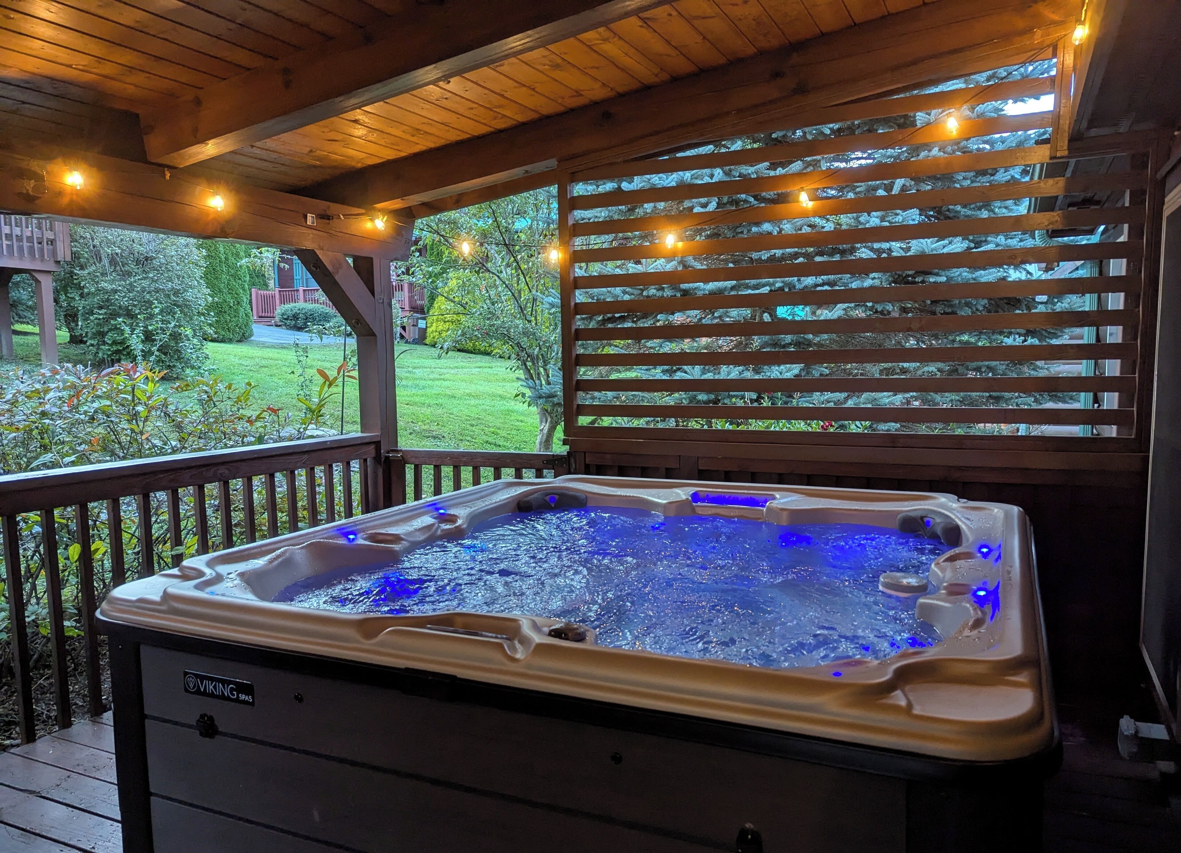 Bain à remous extérieur