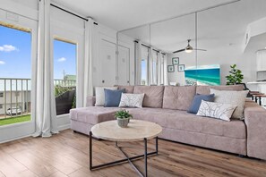 Condo, 1 King Bed with Sofa bed (Gulfview I 314) | Living area