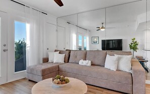 Condo, 1 King Bed with Sofa bed (Gulfview I 314) | Living area