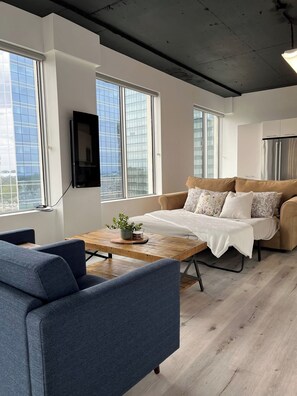 1 chambre, fer et planche à repasser, lit parapluie, Wi-Fi gratuit