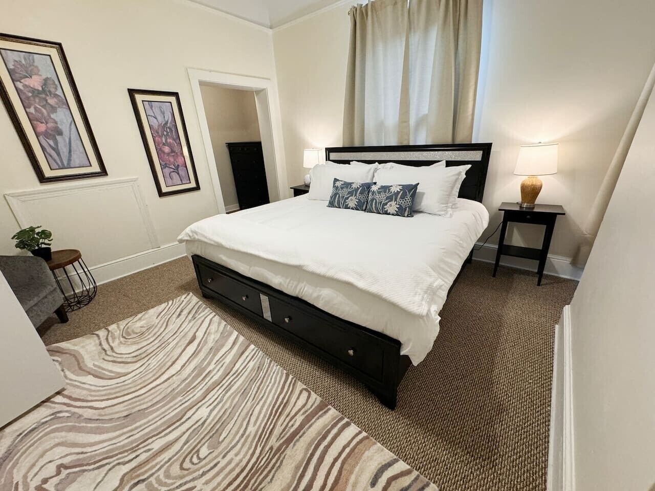 Desk, iron/ironing board, travel crib, WiFi