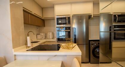 Apto Confort vel com Wi-fi e Churrasqueira