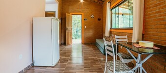 Ref gio na Natureza Confort vel Chal bem Equipado