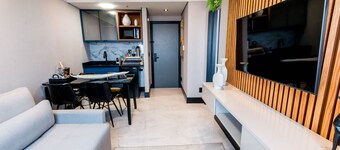 Flat Equipado em Tima Localiza o Wi-fi e Lazer
