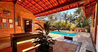 Ch Cara com Piscina e Churrasq em Botucatu SP