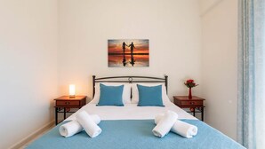 1 bedroom, desk, iron/ironing board, travel cot - Serenity and Views - Beachside Escape (Agia Kiriaki)