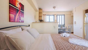 Desk, iron/ironing board, travel crib, WiFi