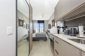 In-room safe, desk, iron/ironing board, internet