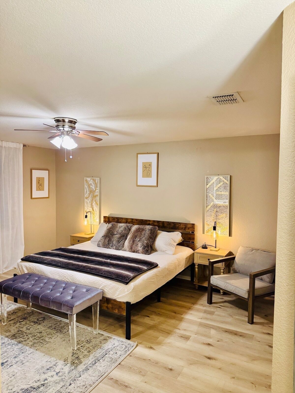 2 Schlafzimmer, Bügeleisen/Bügelbrett, Internetzugang, Bettwäsche