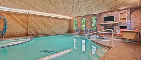 Indoor pool, a heated pool