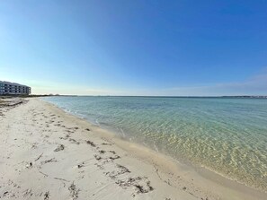 On the beach