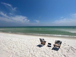 On the beach