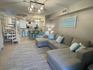 Smart-tv och eldstad