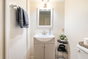 Shower, hair dryer