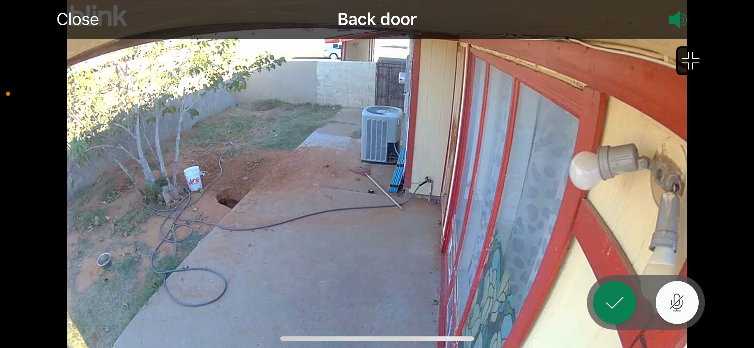 Enceinte de l’hébergement