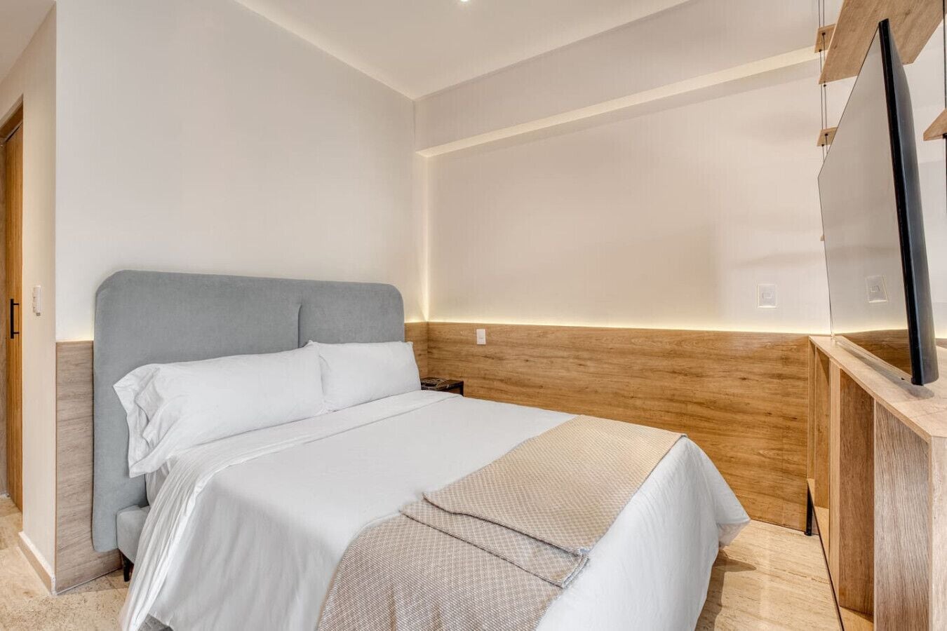 1 bedroom, iron/ironing board, travel crib, free WiFi