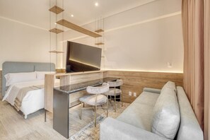 1 Schlafzimmer, Bügeleisen/Bügelbrett, Reisekinderbett, kostenloses WLAN