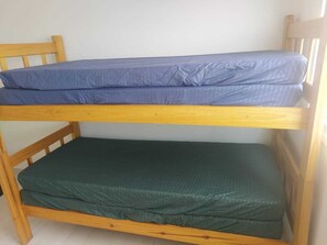 2 slaapkamers, een strijkplank/strijkijzer, wifi, beddengoed