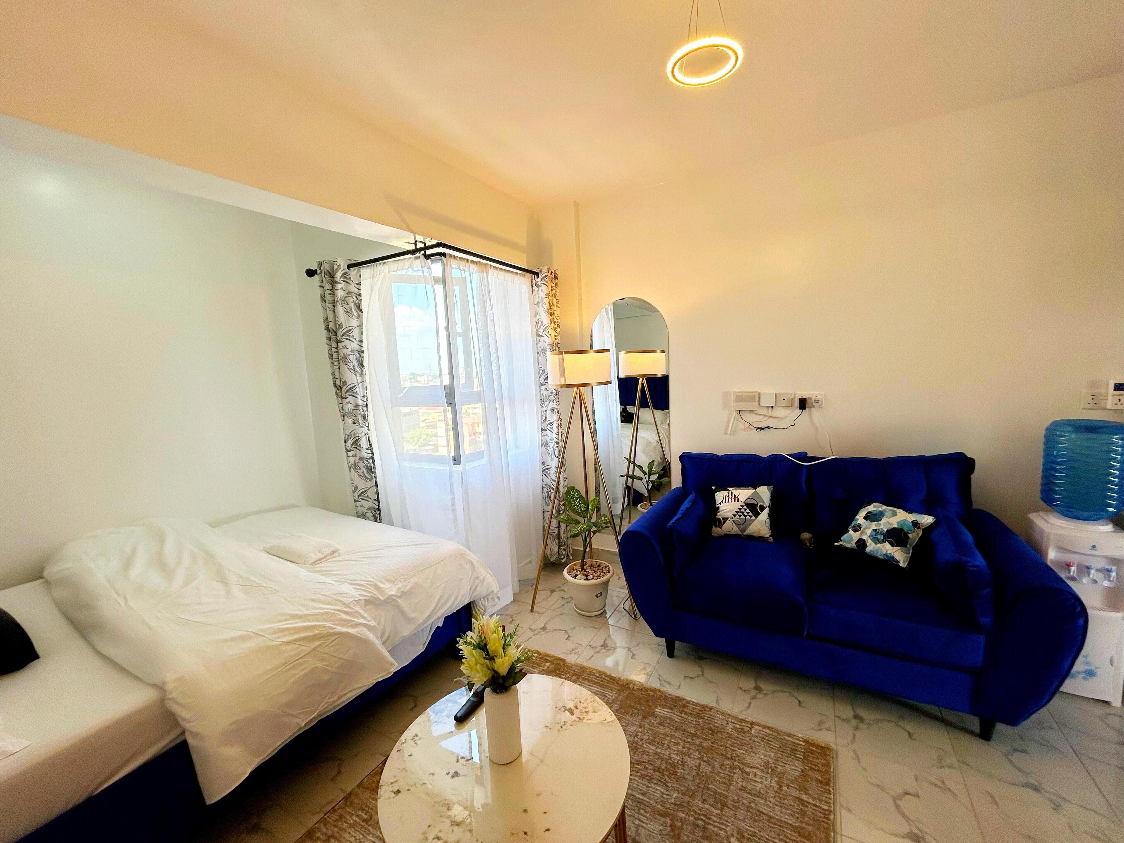 1 makuuhuone, työpöytä, silitysrauta/-lauta, Wi-Fi