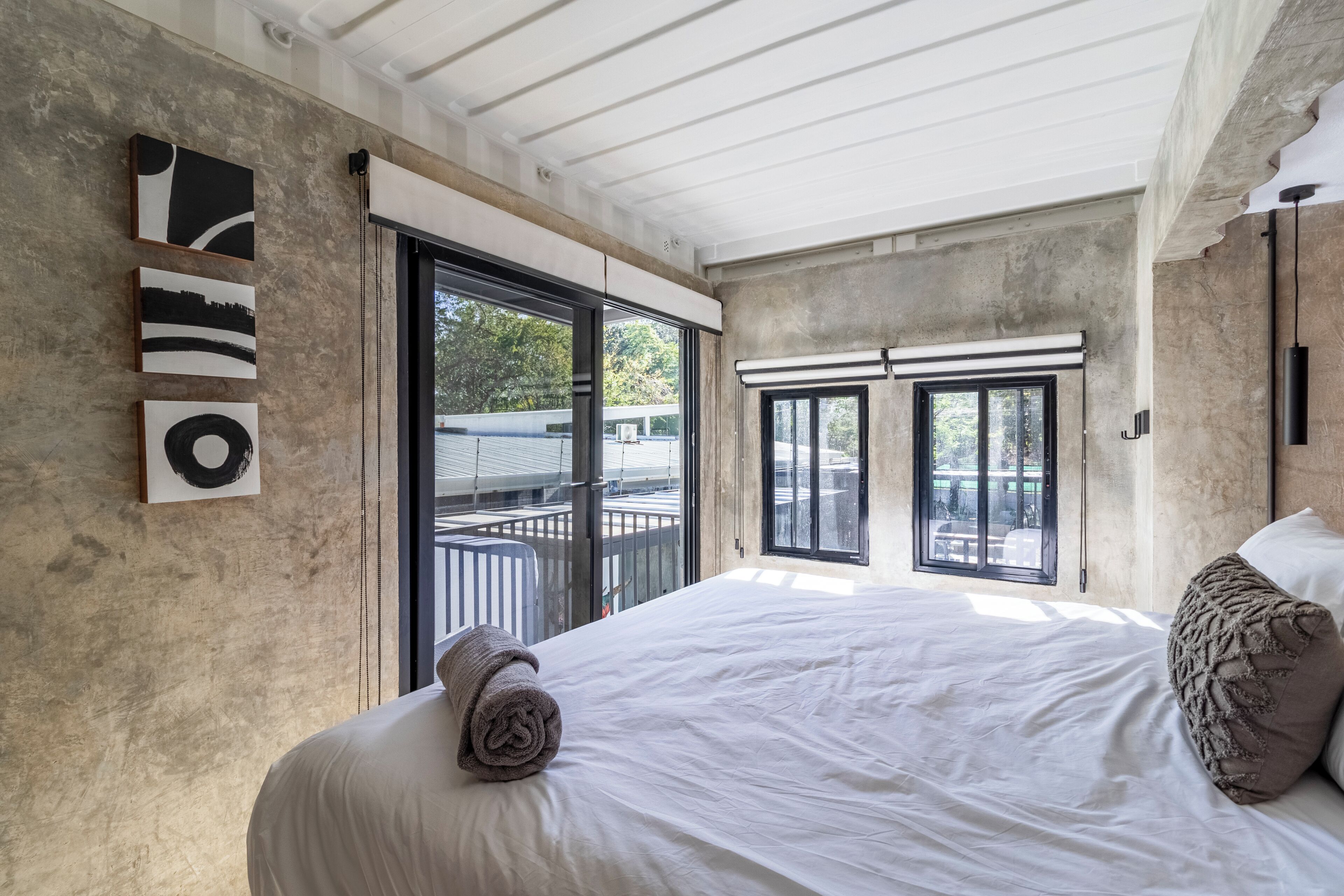 Appart'hôtel, balcon, vue piscine