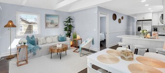 2 bedroom + den on the Jersey Shore, Lake Como with AC, WiFi, BBQ and Fire Pit