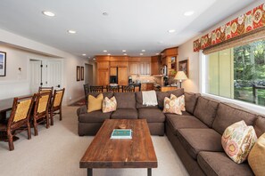 TV, fireplace, stereo