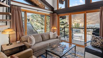 TV, fireplace, stereo