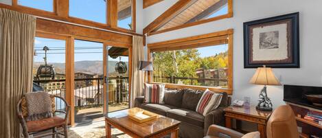 TV, fireplace, stereo