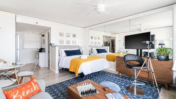 1 chambre, fer et planche Ă repasser, Wi-Fi gratuit, draps fournis