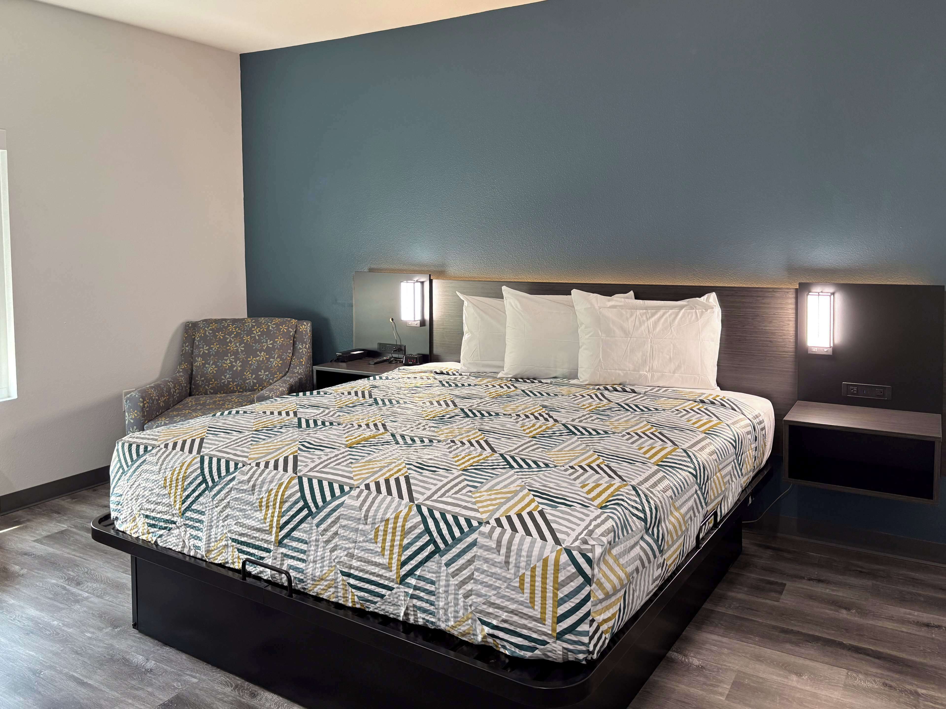 Premium bedding, pillow-top beds, individually furnished, desk