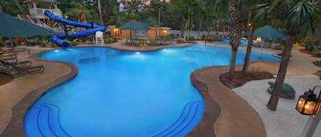 Indoor pool, outdoor pool