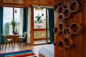 1 chambre, bureau, Wi-Fi, draps fournis