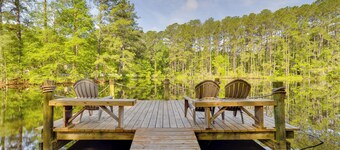 Waterfront Home w/ Fishing Dock in Tallahassee!