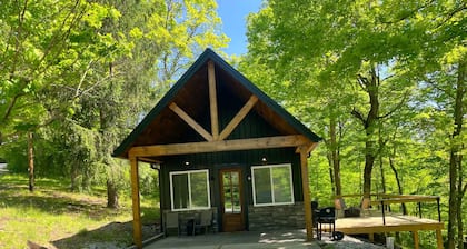 Nash’s cabin in Leitchfield that is Pet Friendly, WIFI, w/ Creek.