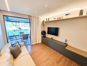 Apartment | Living area - 02 Quartos - Carneiros Beach Resort (Tamandaré)