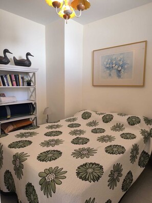 1 bedroom, iron/ironing board, bed sheets