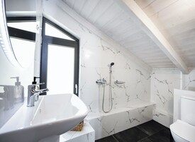 Dúplex Deluxe, vistas al mar | Baño