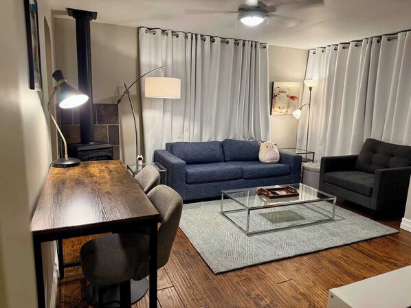 TV connectée, cheminée