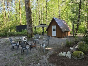 Terrace/patio - Cascade River Park - Cascade Nook Camp, in the heart of the North Cascades (Marblemount)