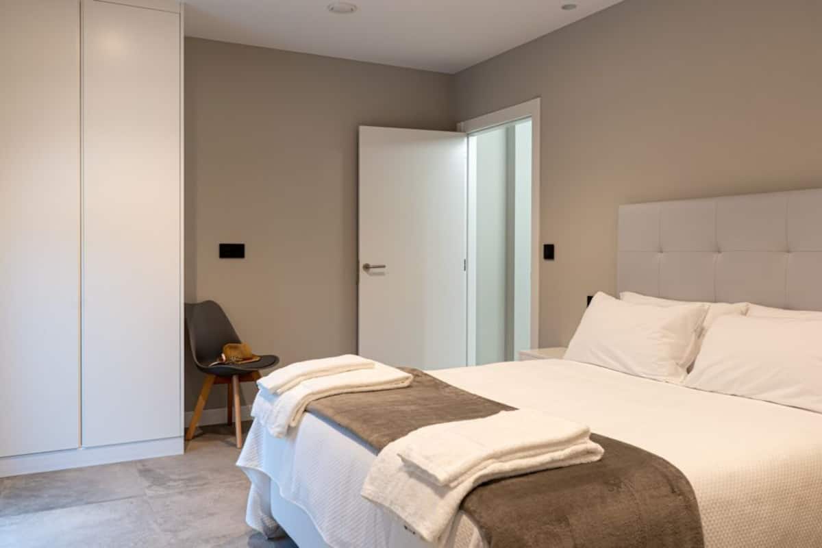 Hypo-allergenic bedding, blackout curtains, soundproofing