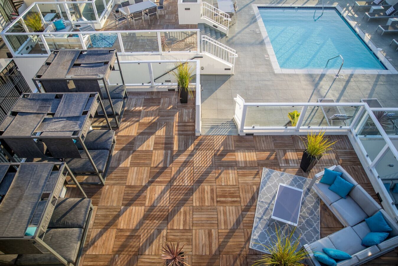 Alberca al aire libre 