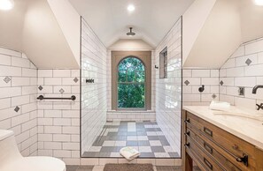 Towels, soap, toilet paper